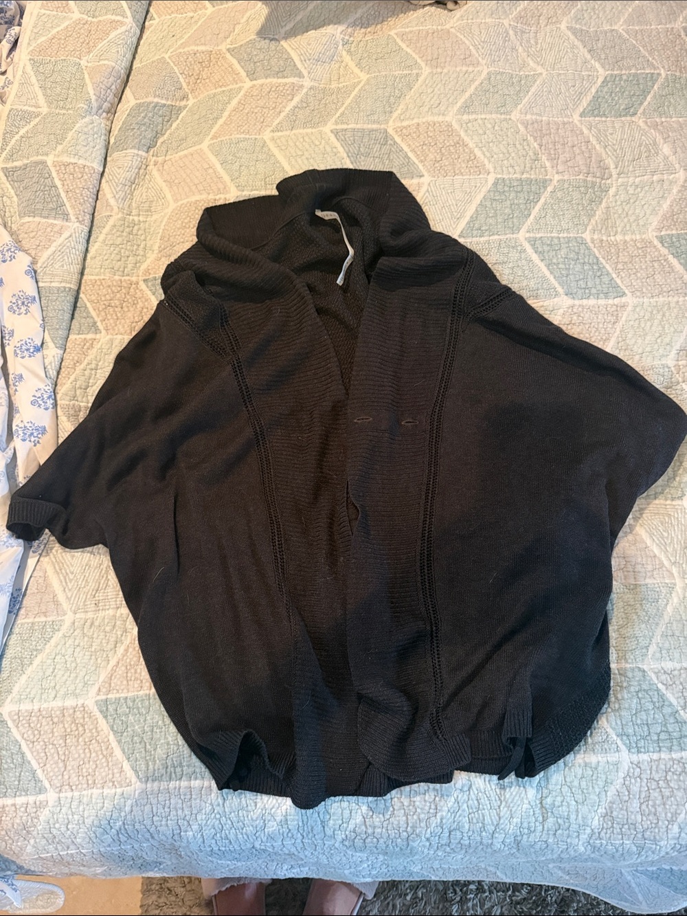 lululemon athletica Black Women's Shawl Collar Knit Cardigan
